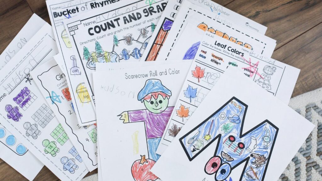 how to organize kids' school papers at home